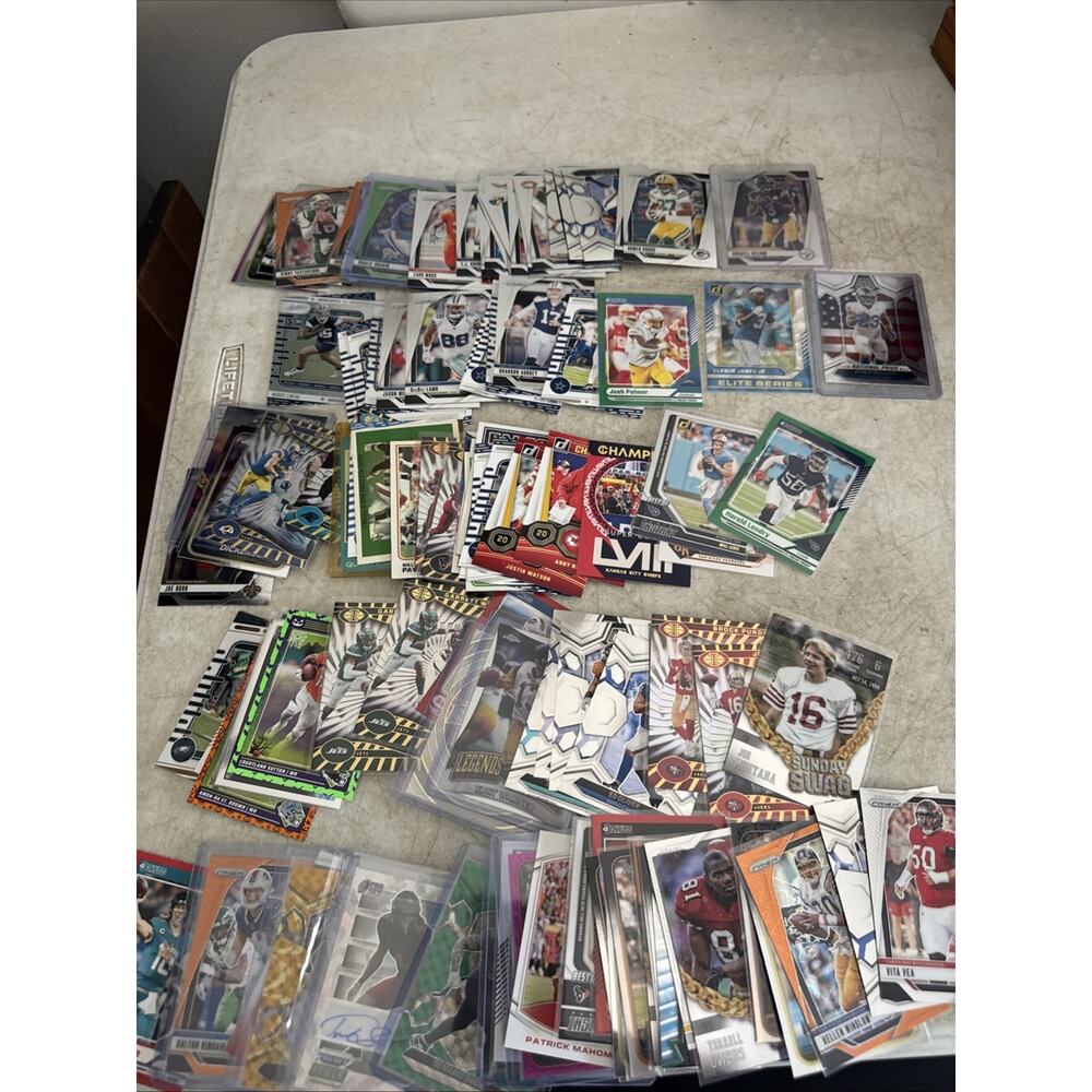 2024-25 NFL Football Lot Color Parallels Mahomes Bledsoe Patriots Chiefs